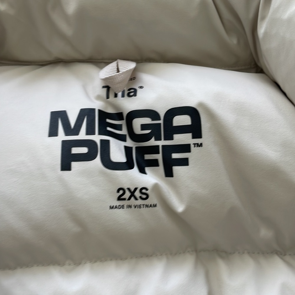 TNA Mega Puff Light Tan Jacket - Picture 2 of 4